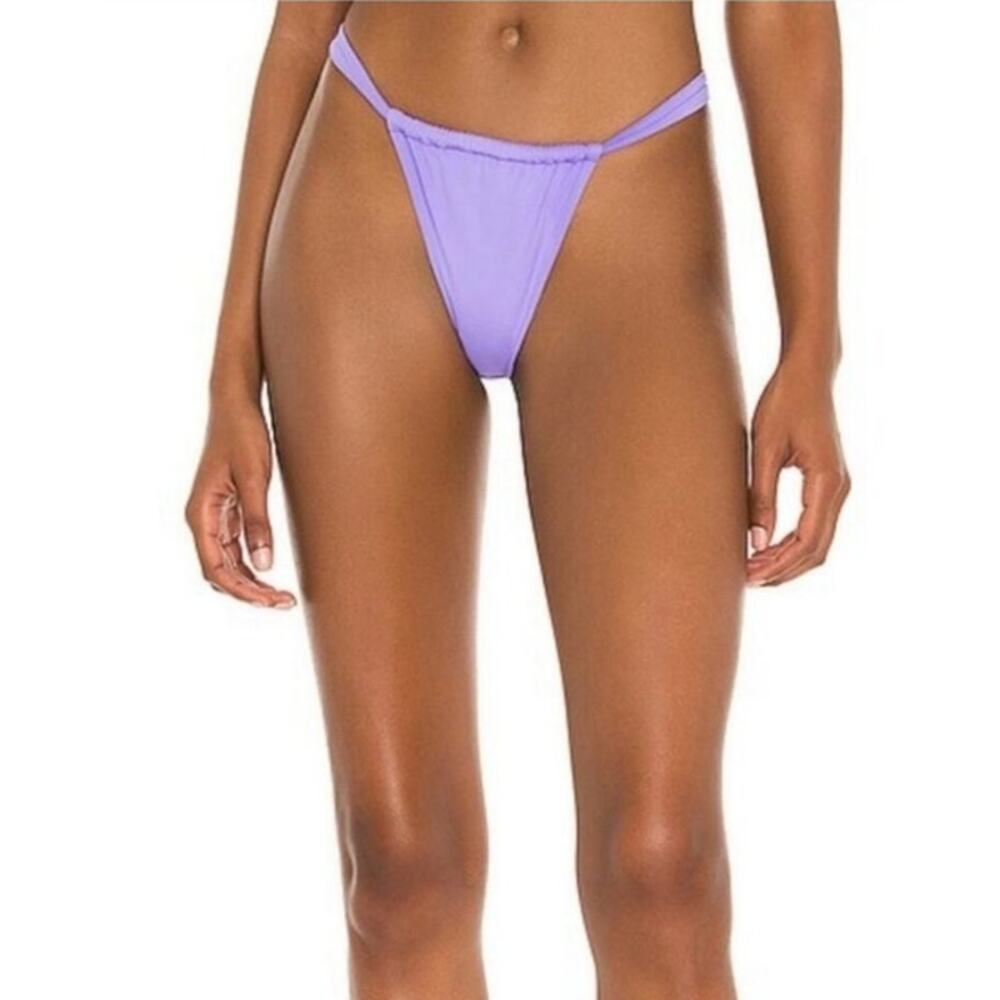 L*Space Gina Bitsy Bikini Bottom in Amethyst Purple Size XS NWOT